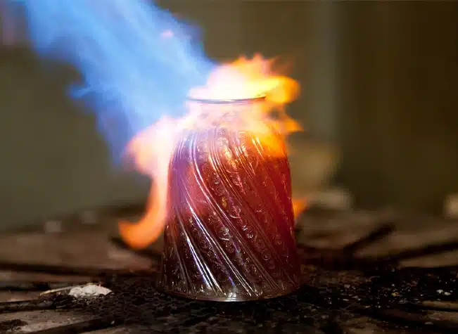 Tumbler being forged in Puiforcat workshop in Pantin