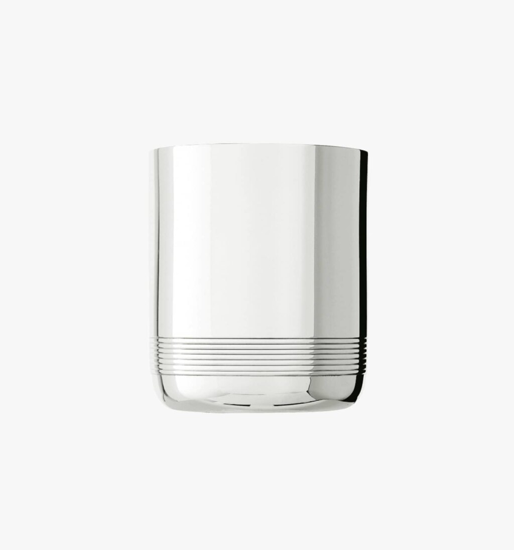 Tumbler in sterling silver from Narcisse collection from Puiforcat