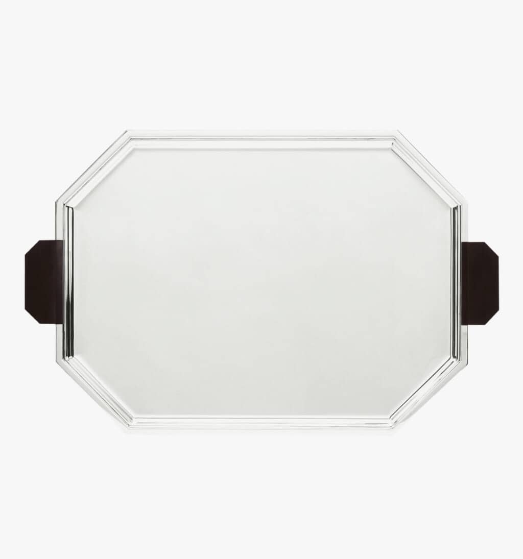 Tray in silver plated from Loya Art Déco 1927 collection from Puiforcat