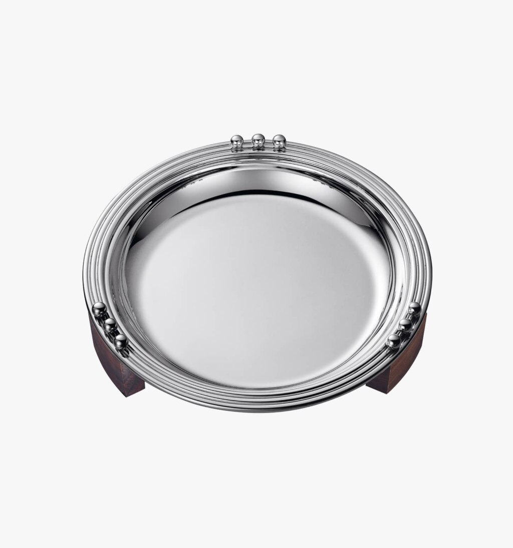 Silver plated "vide poche" tray from Etchéa 1937 collection