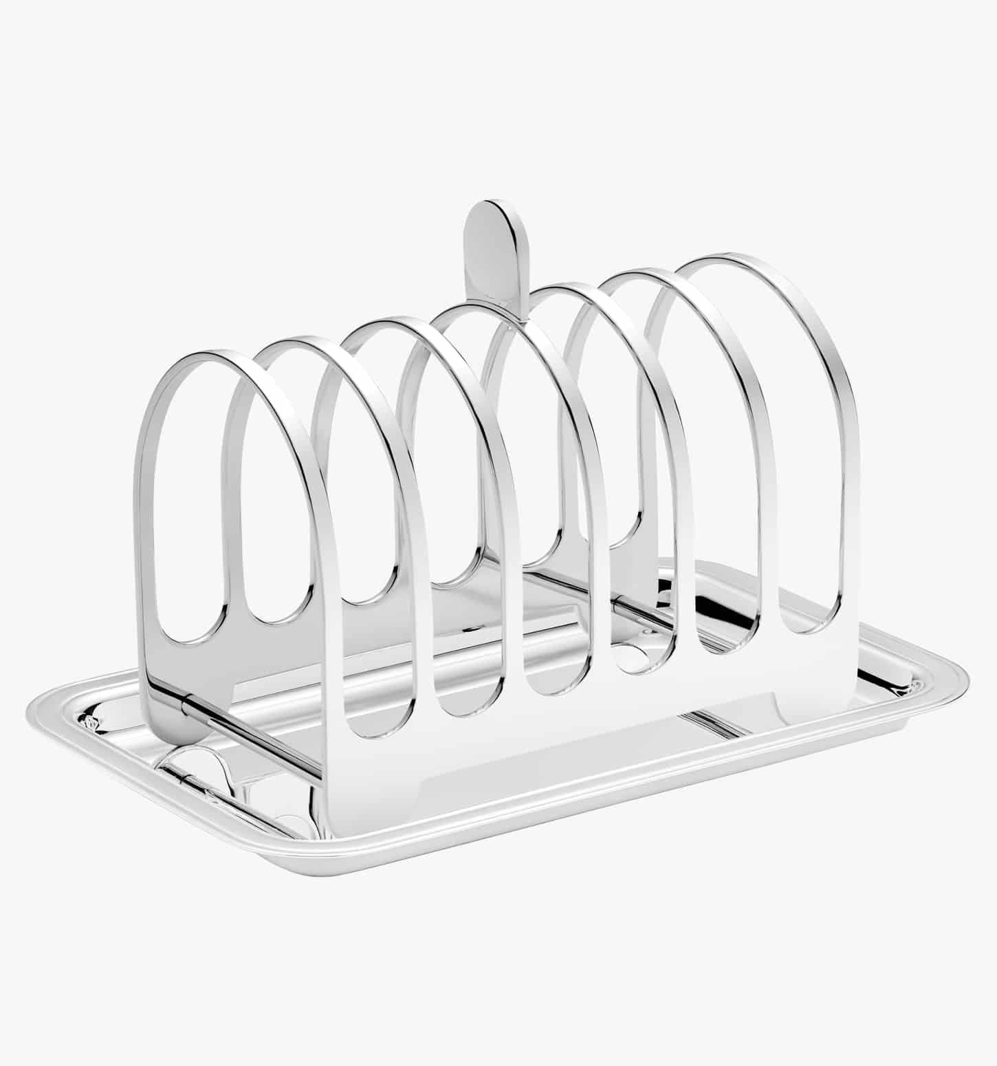 Toast holder in silver plated from Normandie collection from Puiforcat