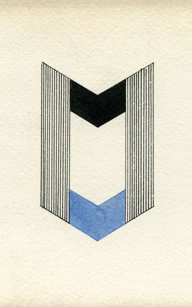 Monogramme MV par Jean Puiforcat