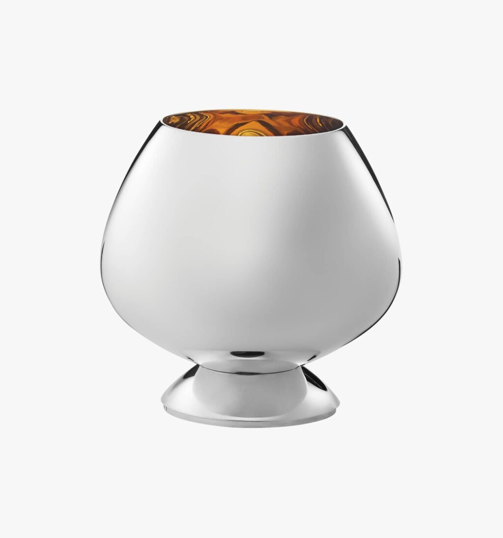 Cognac tumbler in sterling silver