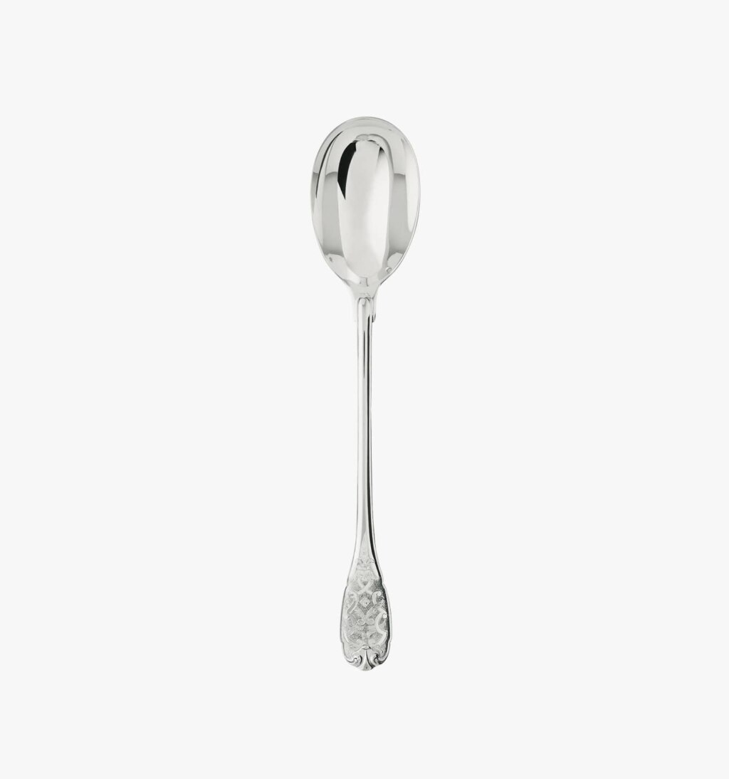 Salad serving spoon from Elysée collection in sterling silver