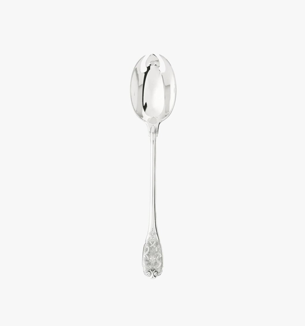 Salad serving fork from Elysée collection in sterling silver