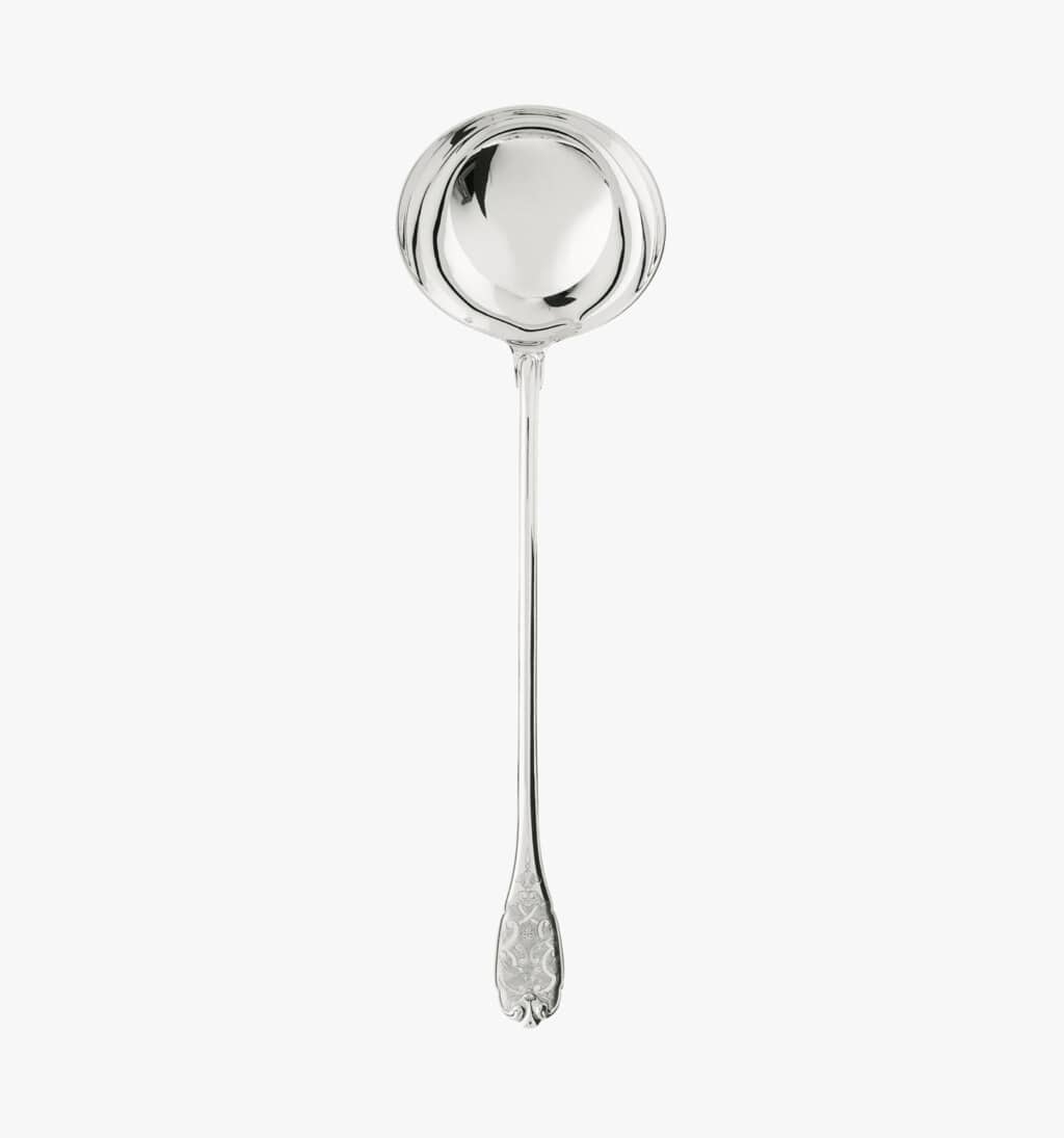Soup laddle spoon from Elysée collection in sterling silver