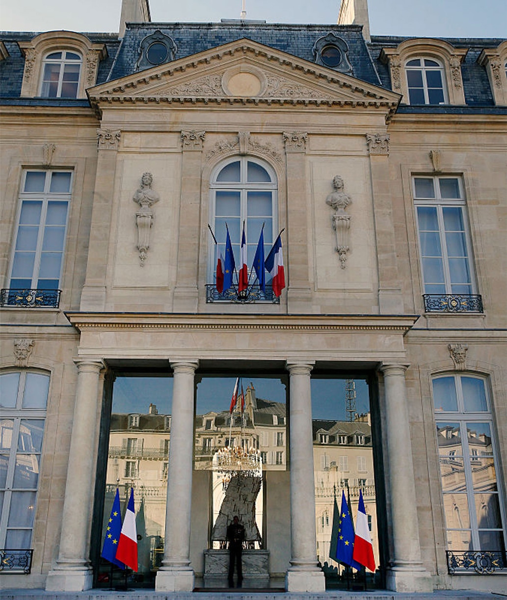 Elysée palace photographed from the front