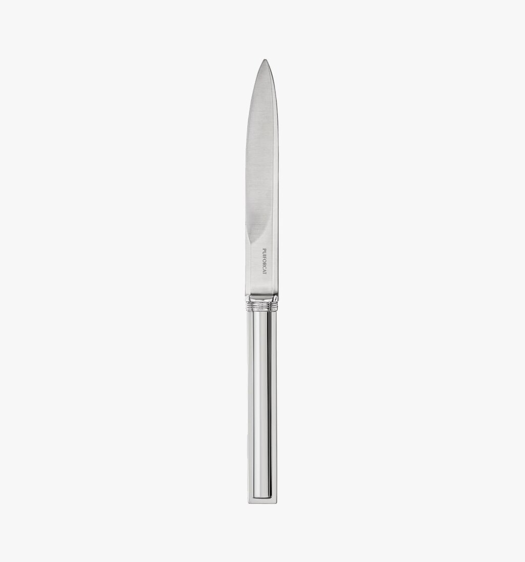 Puiforcat Cannes collection in sterling silver - table knife