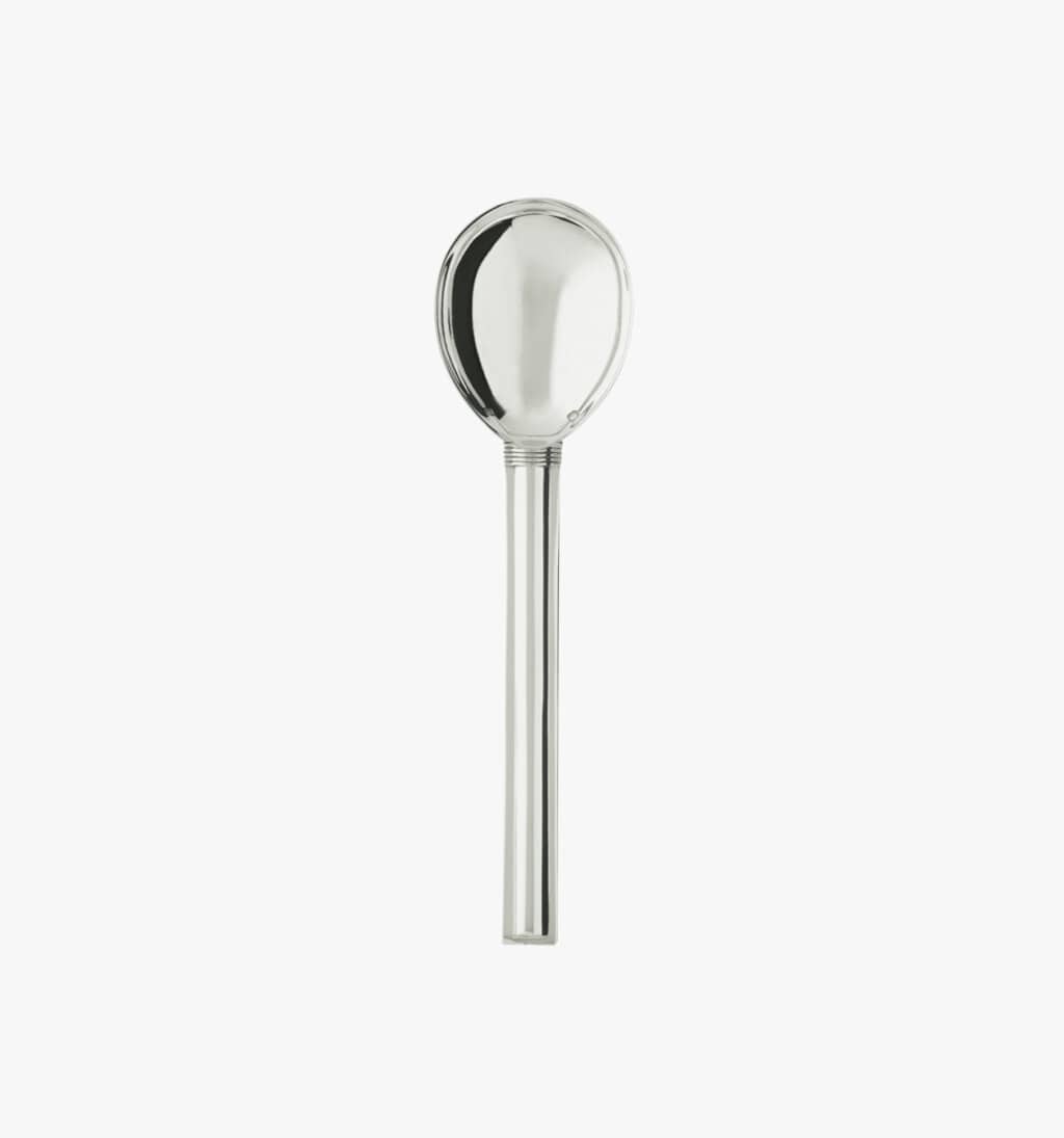 Puiforcat Cannes collection in sterling silver - round soup spoon