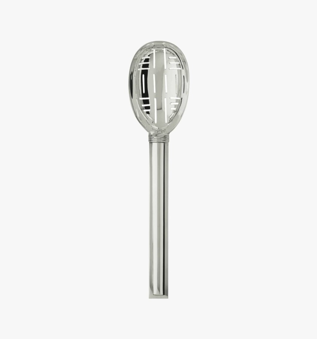 Puiforcat Cannes collection in sterling silver - ice cube spoon