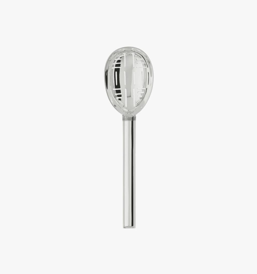 Puiforcat Cannes collection in sterling silver - pierced sugar spoon