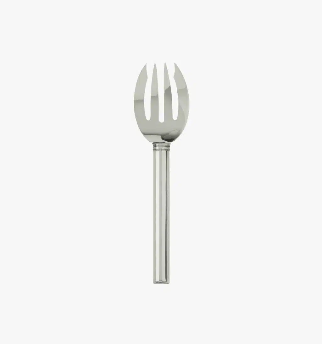 Puiforcat Cannes collection in sterling silver - cold meet serving fork