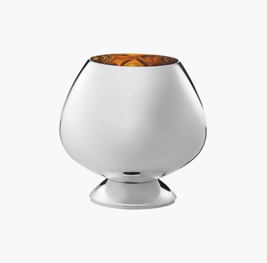 Cognac tumbler in sterling silver