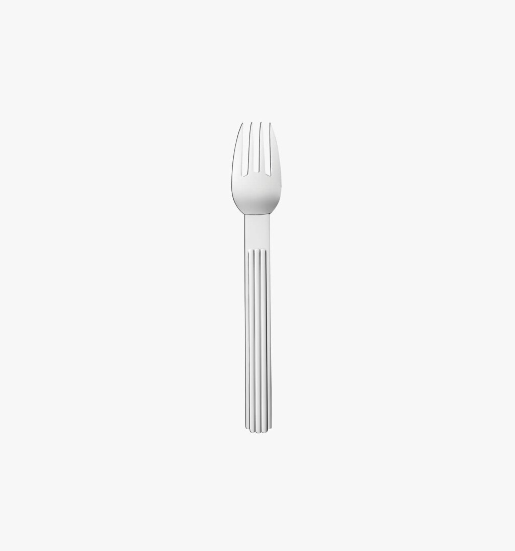 Dessert fork from Deauville collection in sterling silver