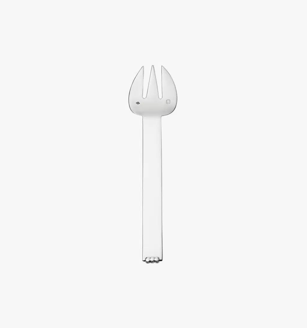 Oyster fork from Deauville collection in sterling silver