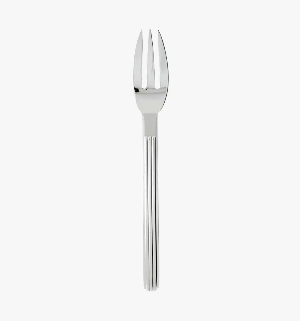 Serving fork from Deauville collection in sterling silver