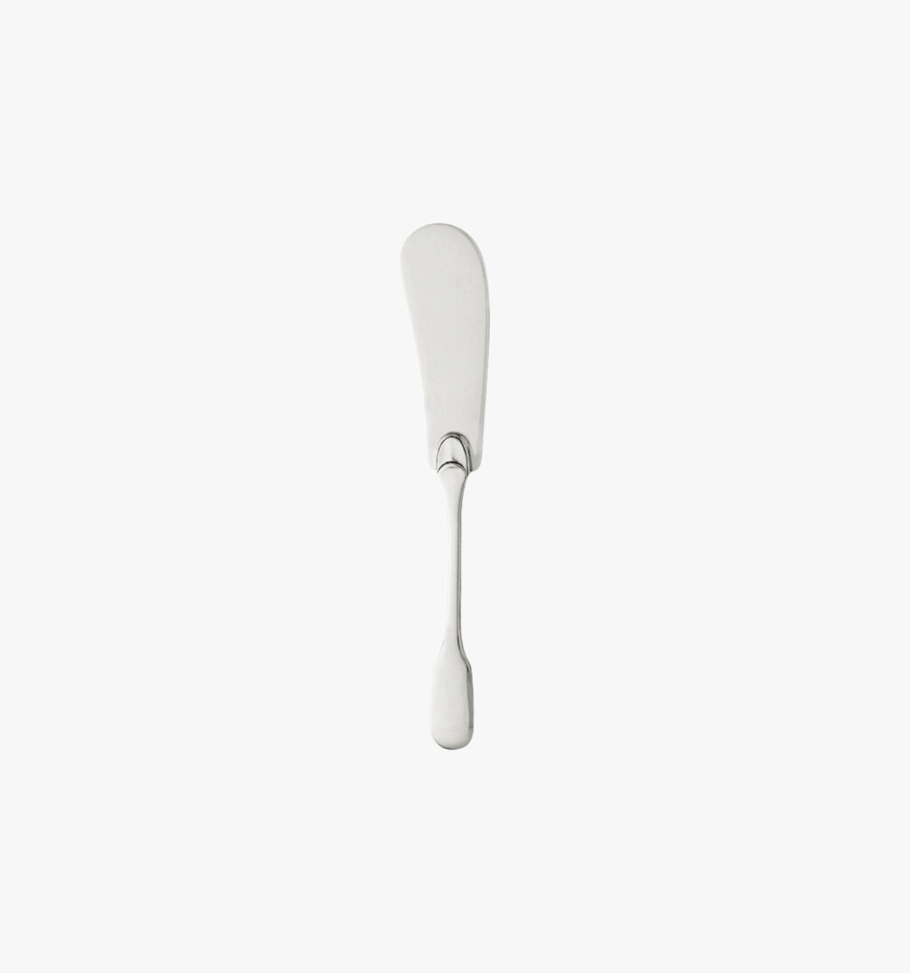 Butter knife from Louvois collection from Puiforcat in sterling silver