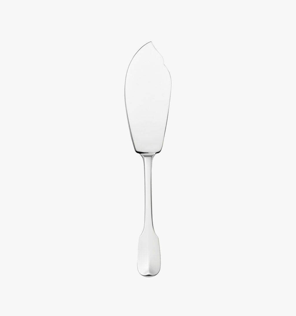 Fish serving knife from Louvois collection from Puiforcat in sterling silver