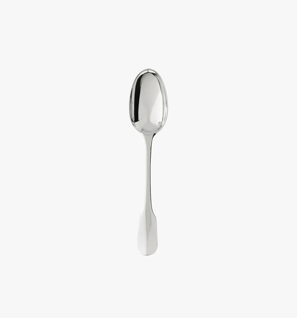 Puiforcat Louvois collection dessert spoon in sterling silver