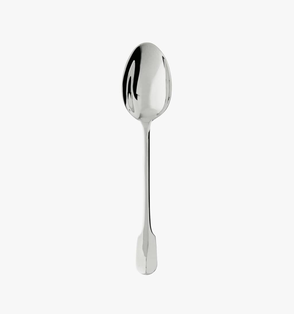 Serving spoon from Louvois collection from Puiforcat in sterling silver