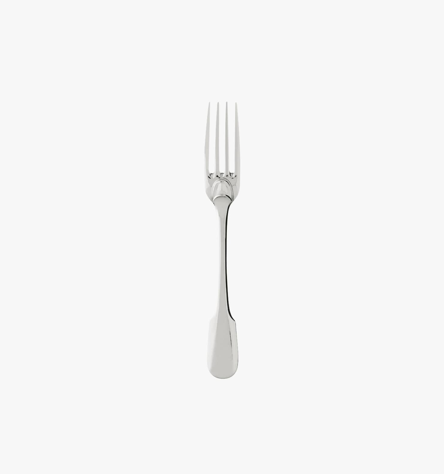 Puiforcat Louvois collection dessert fork in sterling silver
