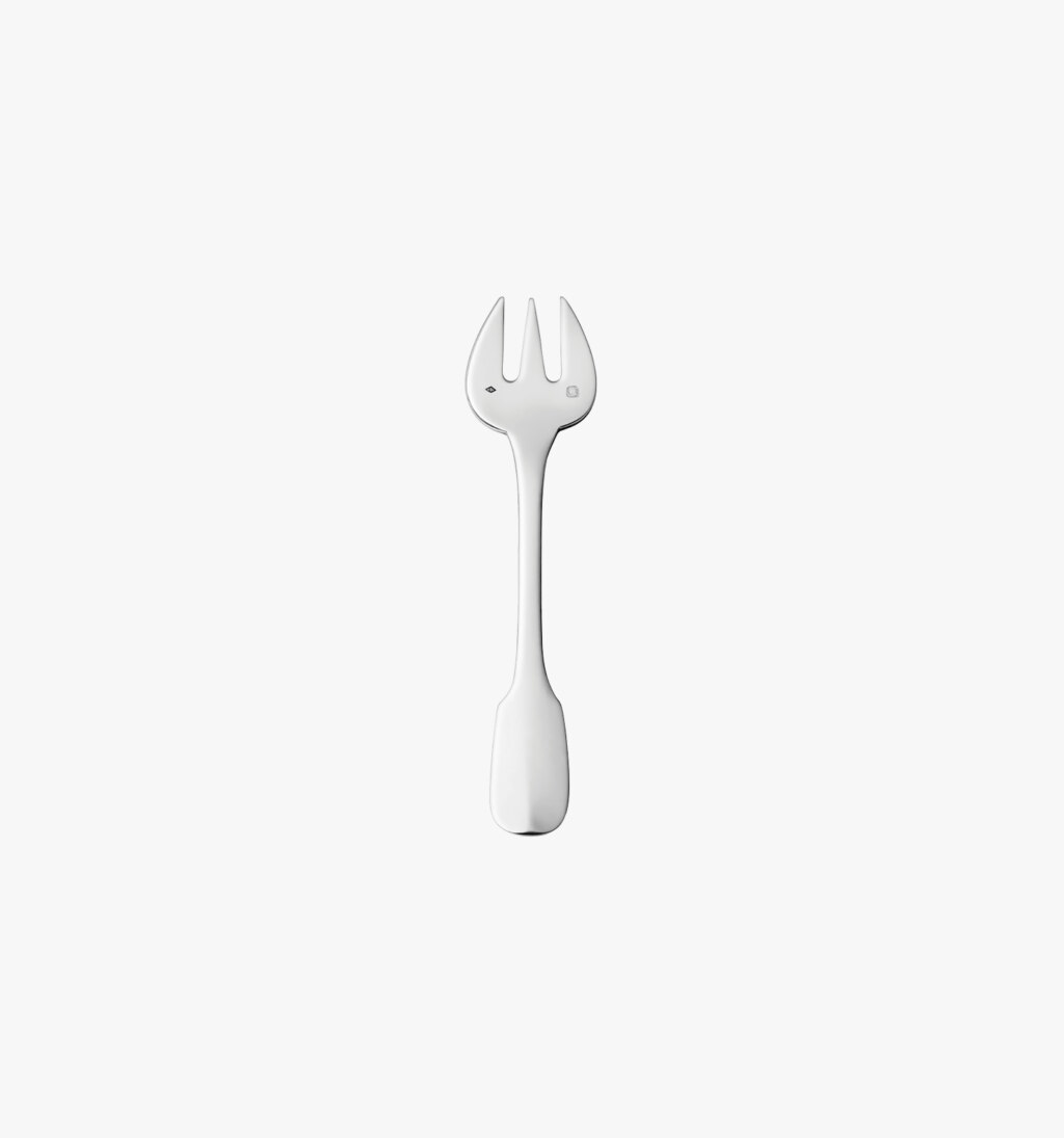 Oyster fork from Louvois collection from Puiforcat in sterling silver