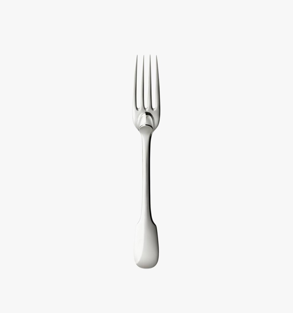 Puiforcat Louvois collection table fork in sterling silver