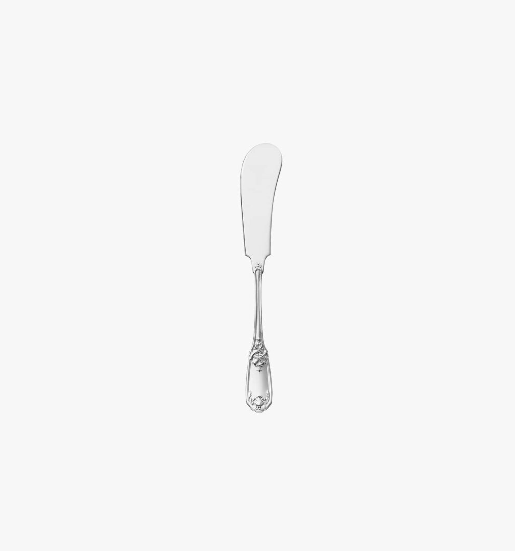 Butter knife in sterling silver from Molière Mascaron collection from Puiforcat