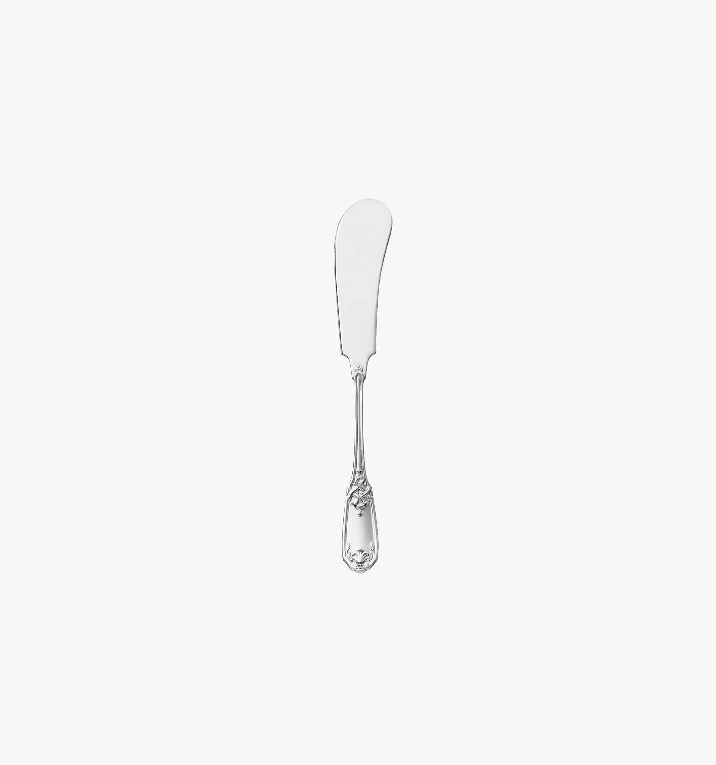 Butter knife in sterling silver from Molière Mascaron collection from Puiforcat