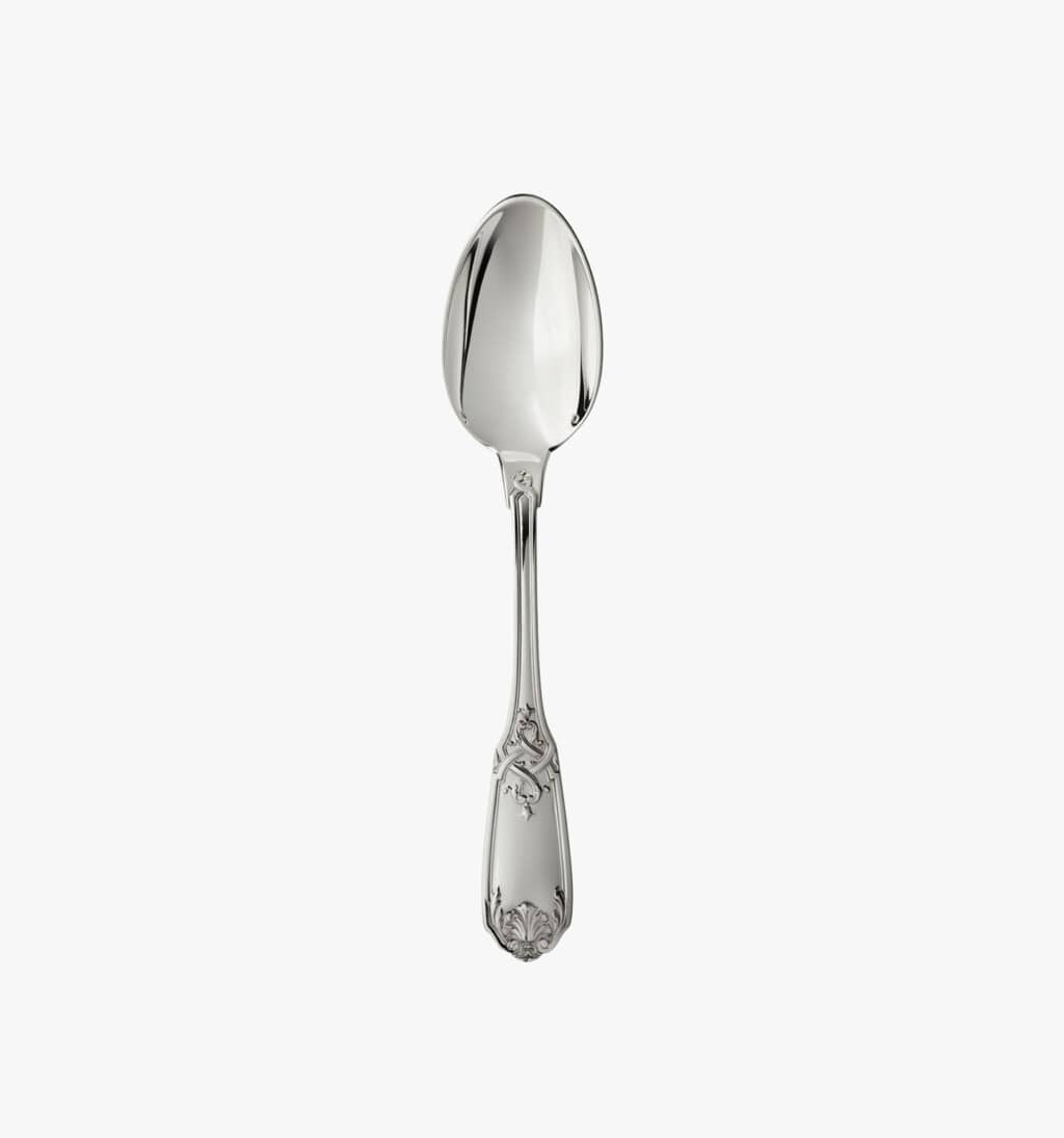 Table spoon in sterling silver from Molière Mascaron collection from Puiforcat
