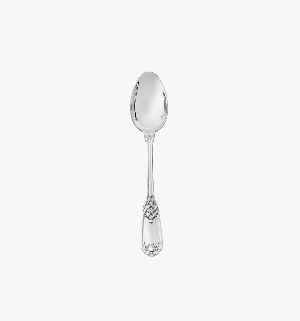 Demitasse spoon in sterling silver from Molière Mascaron collection from Puiforcat