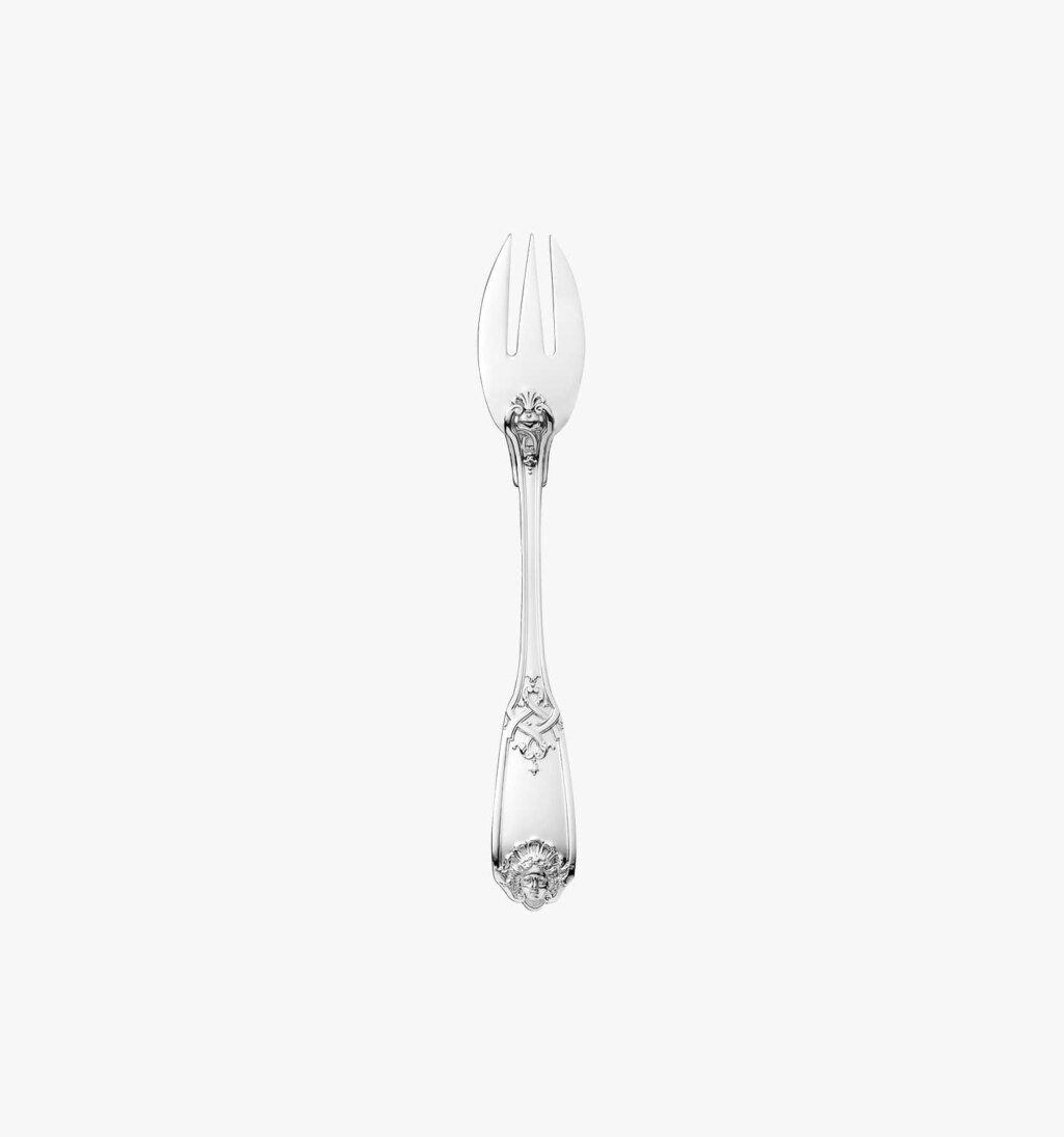 Dessert fork in sterling silver from Molière Mascaron collection from Puiforcat