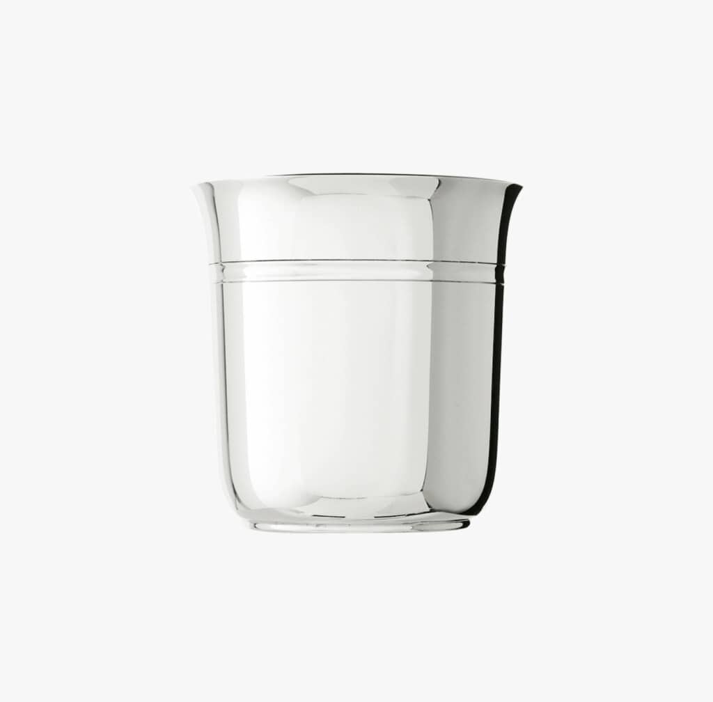 Tumbler in sterling silver from Myosotis collection from Puiforcat