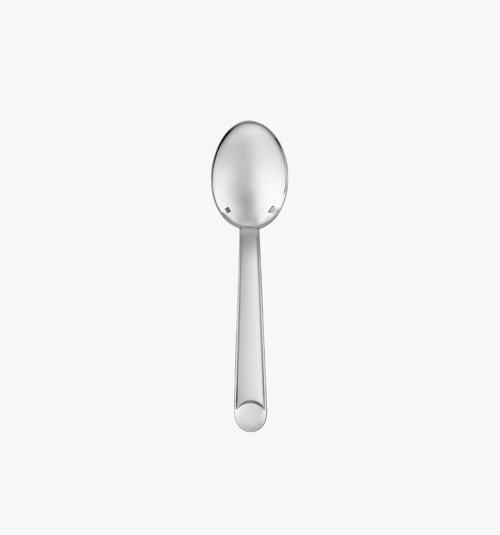 Sauce individual spoon in silver plated from Normandie collection from Puiforcat