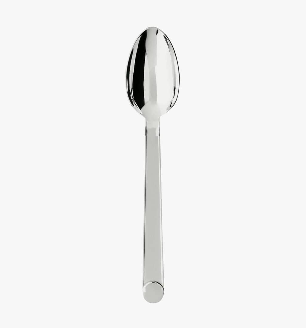 Serving spoon in silver plated from Normandie collection from Puiforcat