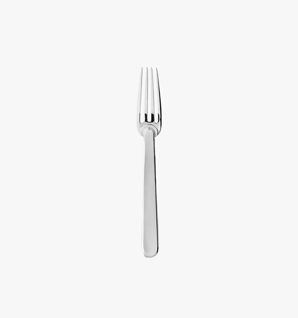 Dessert fork in silver plated from Normandie collection from Puiforcat