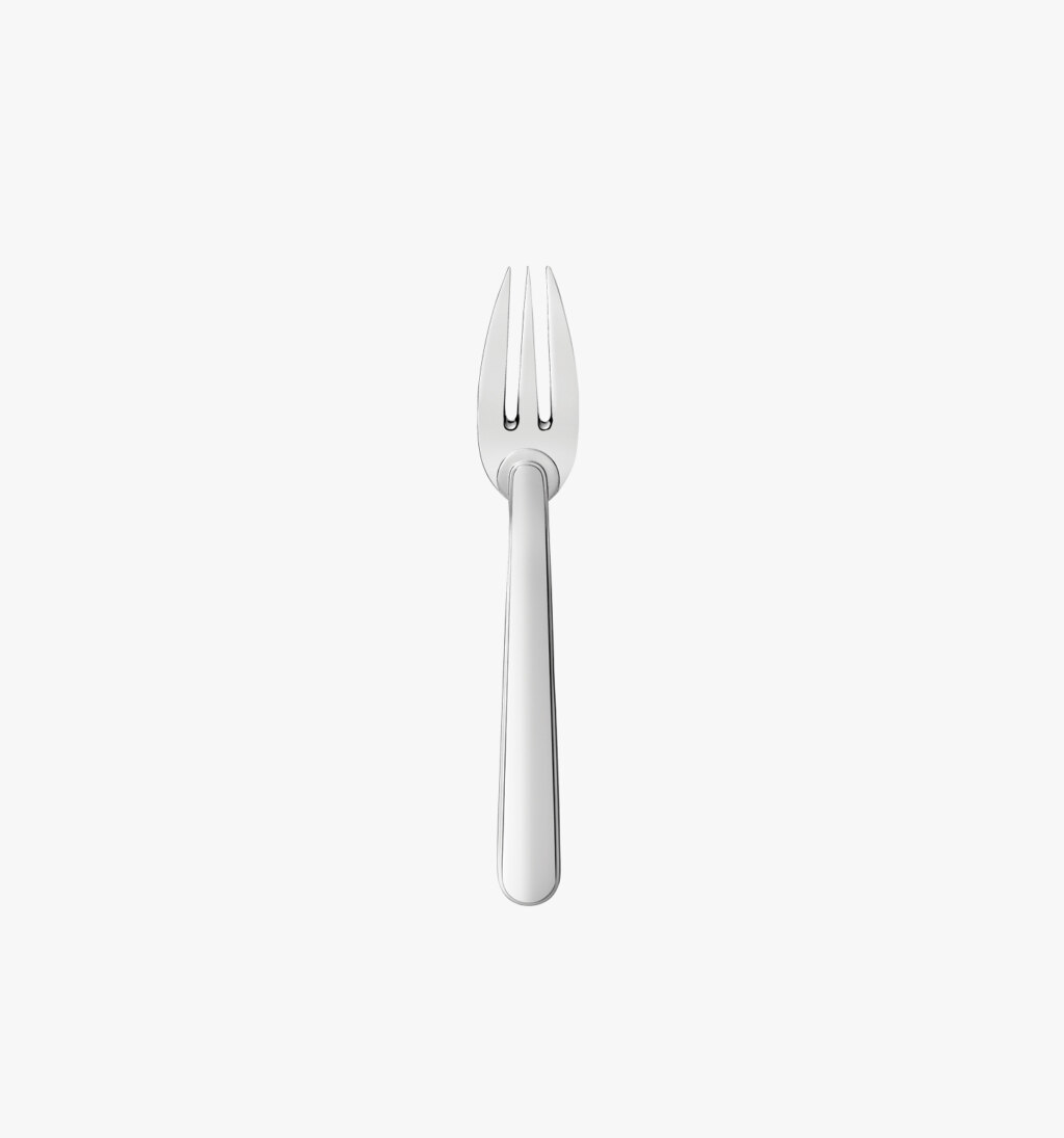 Pastry fork in silver plated from Normandie collection from Puiforcat