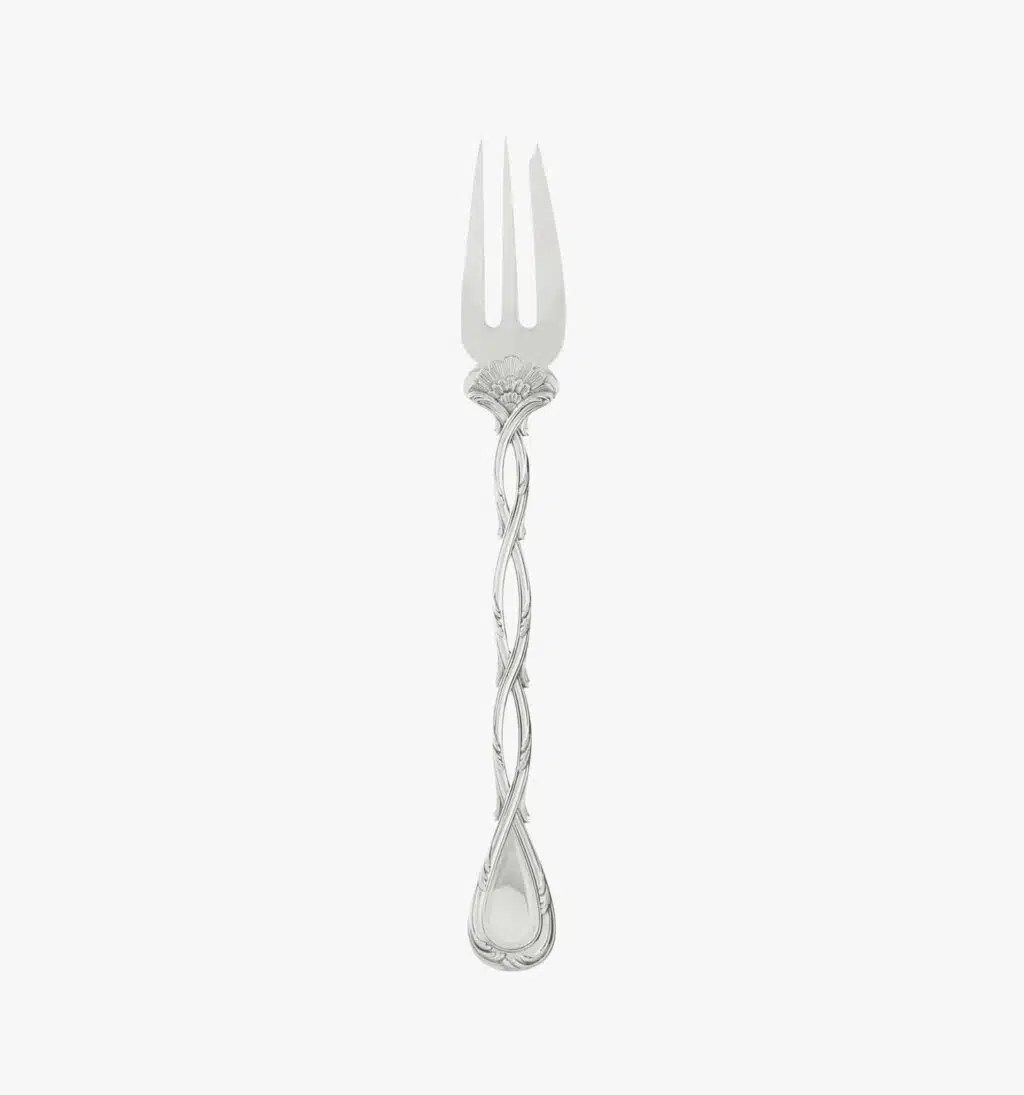 Serving fork in sterling silver from collection Royal from Puiforcat