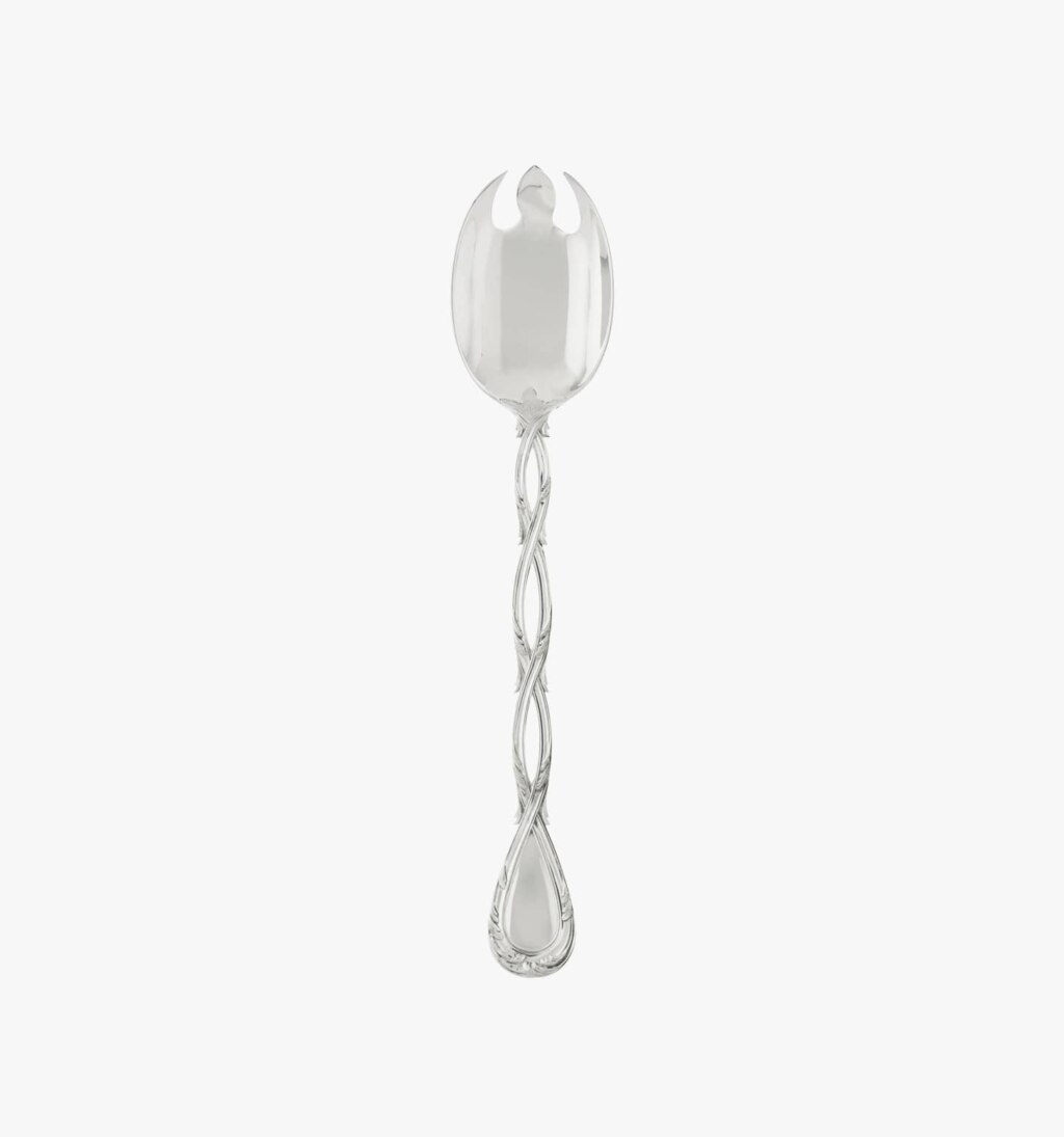 Salad serving fork in sterling silver from collection Royal from Puiforcat