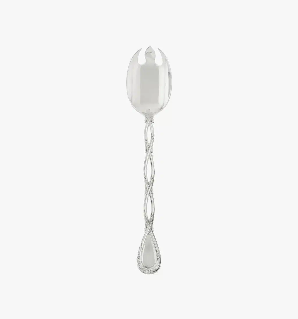 Salad serving fork in sterling silver from collection Royal from Puiforcat