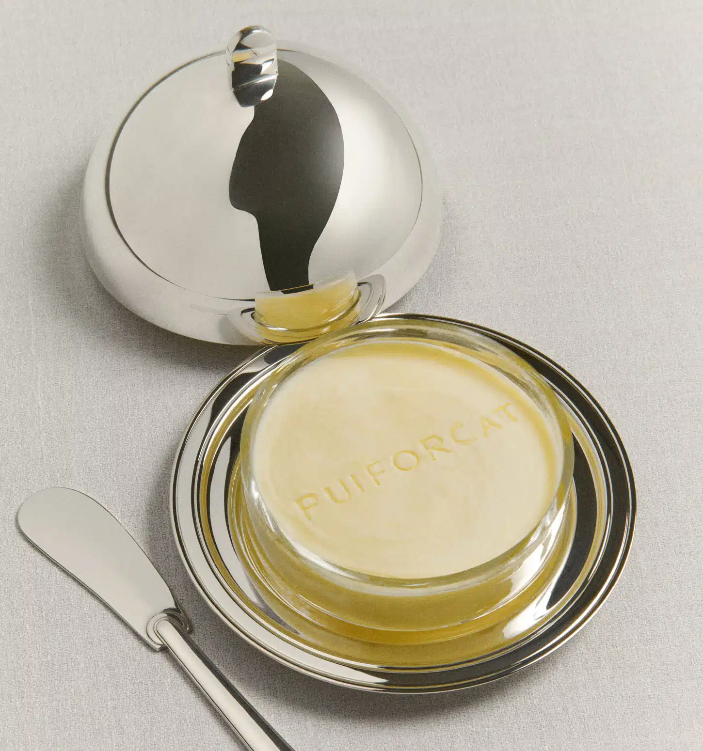 Beurrier et couteau à beurre Normandie