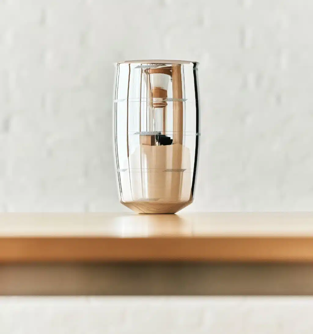 Vase moyen modèle - décor pavé, de la collection Séléné par Alev Siesbye