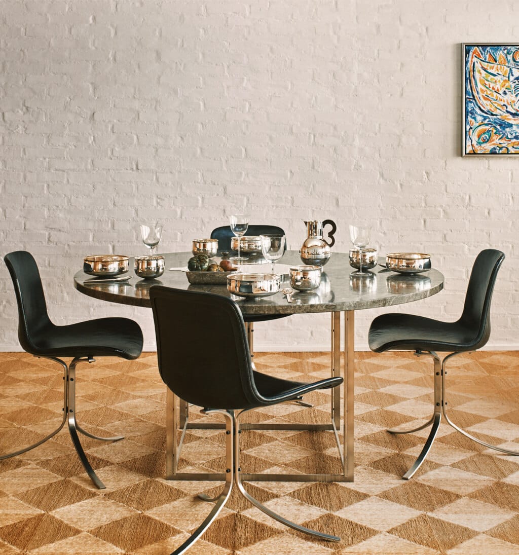 Table dressée de la collection Séléné par Alev Siesbye