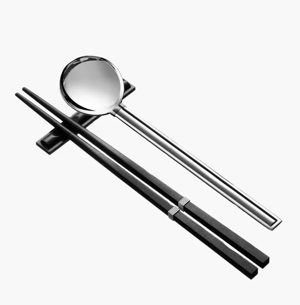 Pairs of Chopsticks from the Croisette collection on a light background.