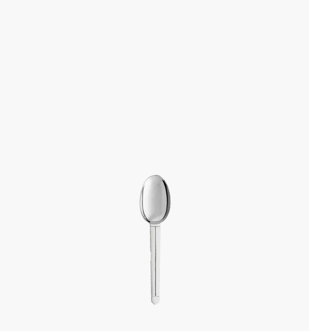 Moka spoon in stainless steel from the Guethary collection by Puiforcat.
