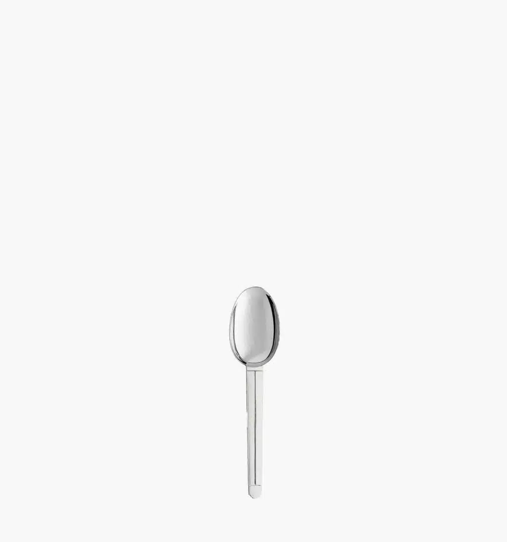 Moka spoon in stainless steel from the Guethary collection by Puiforcat.