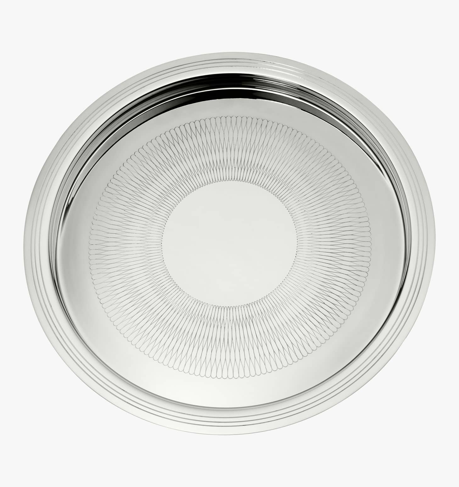 Round tray from Pour le champagne collection