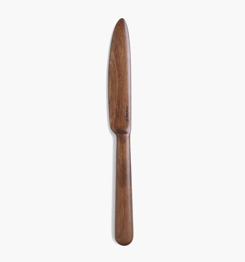 Couteau de table en bois de cerisier de la collection Jersey