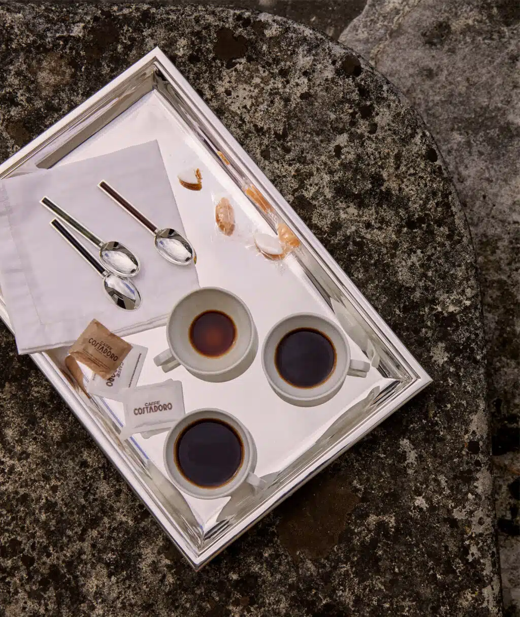 Plateau Euclide sur les marches d'une maison