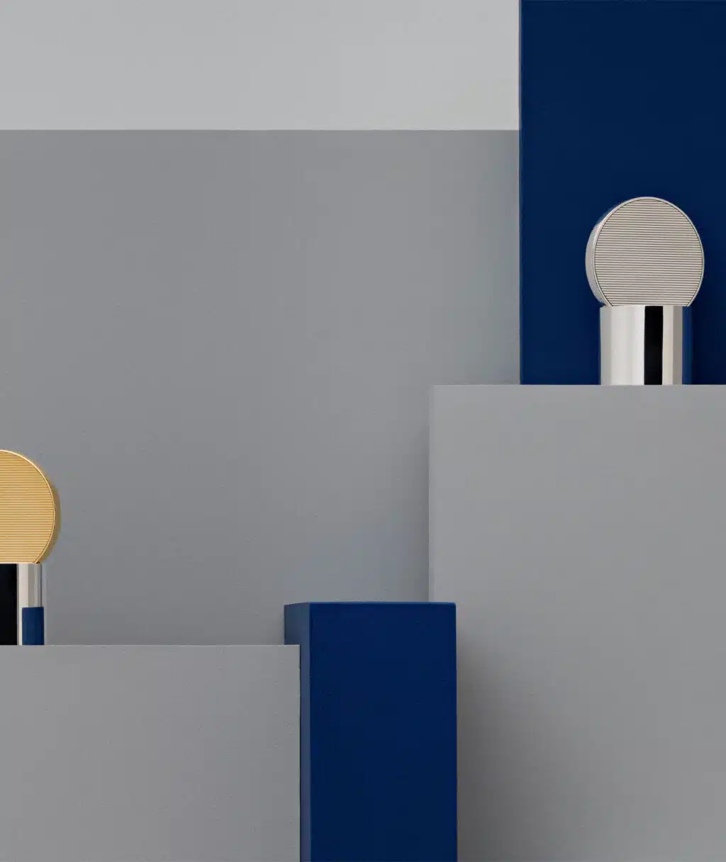 Duo de moulins à sel et poivre de la collection Houlgate de Puiforcat en argent massif